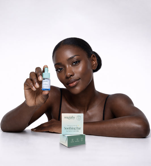 Glow Duo - Cleansing Bar + Blue copper peptide Serum